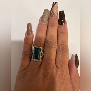 Two stretchy fancy rings.